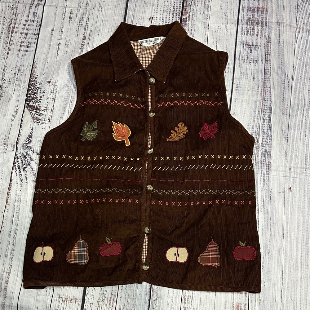 Victoria Jones Vest Vtg